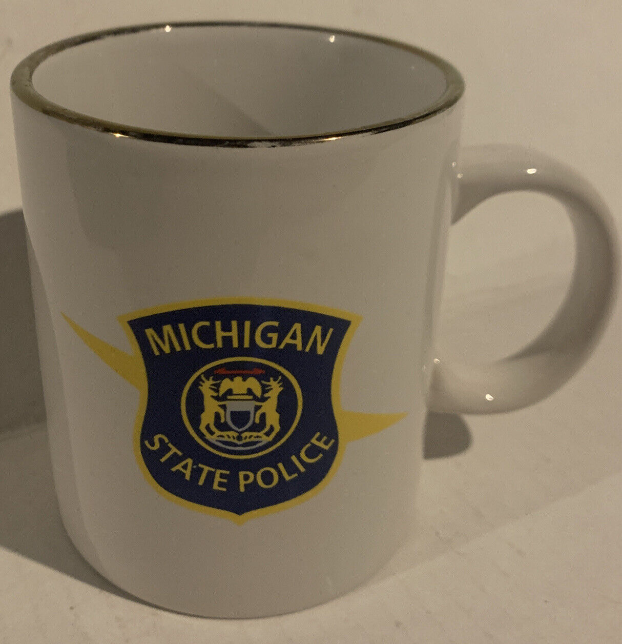 Vintage Michigan State Police Coffee Mug *