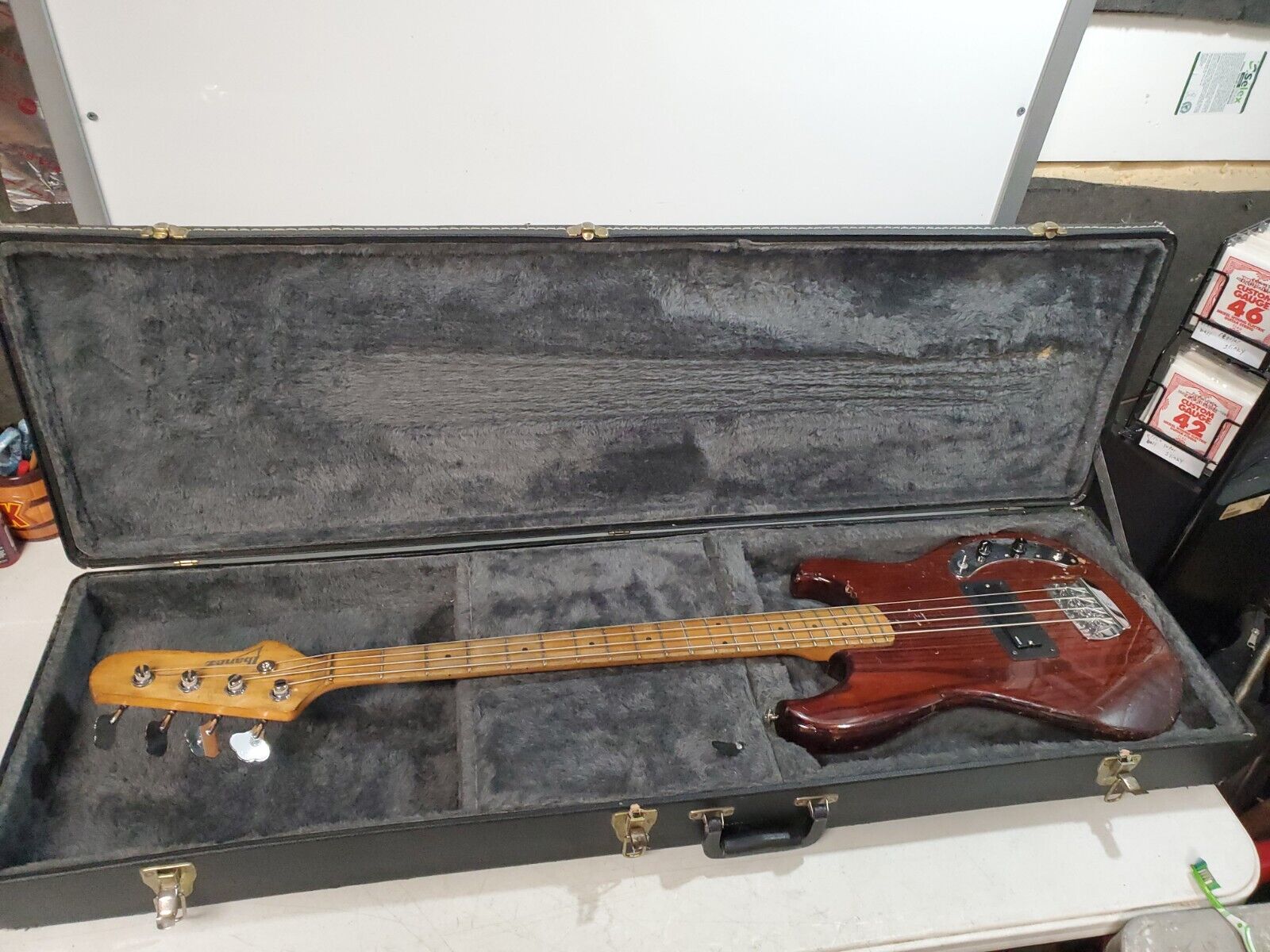 Ibanez Vintage 1979   Roadster Bass 4 String Electric Bass Guitar NATURAL RELIC.
