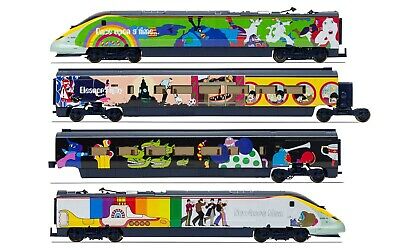 Hornby R3829 OO Eurostar Class 373 3005/3006 Yellow Submarine Train Set