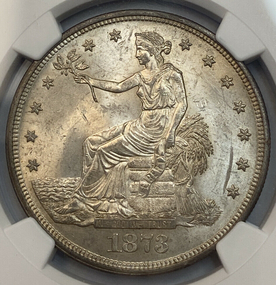 1873 Trade Dollar Ngc Ms62
