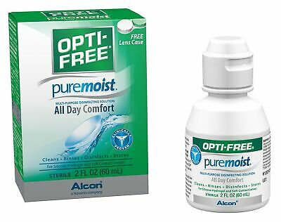 Opti-free Contact Solution With Lens Case - Free Ship