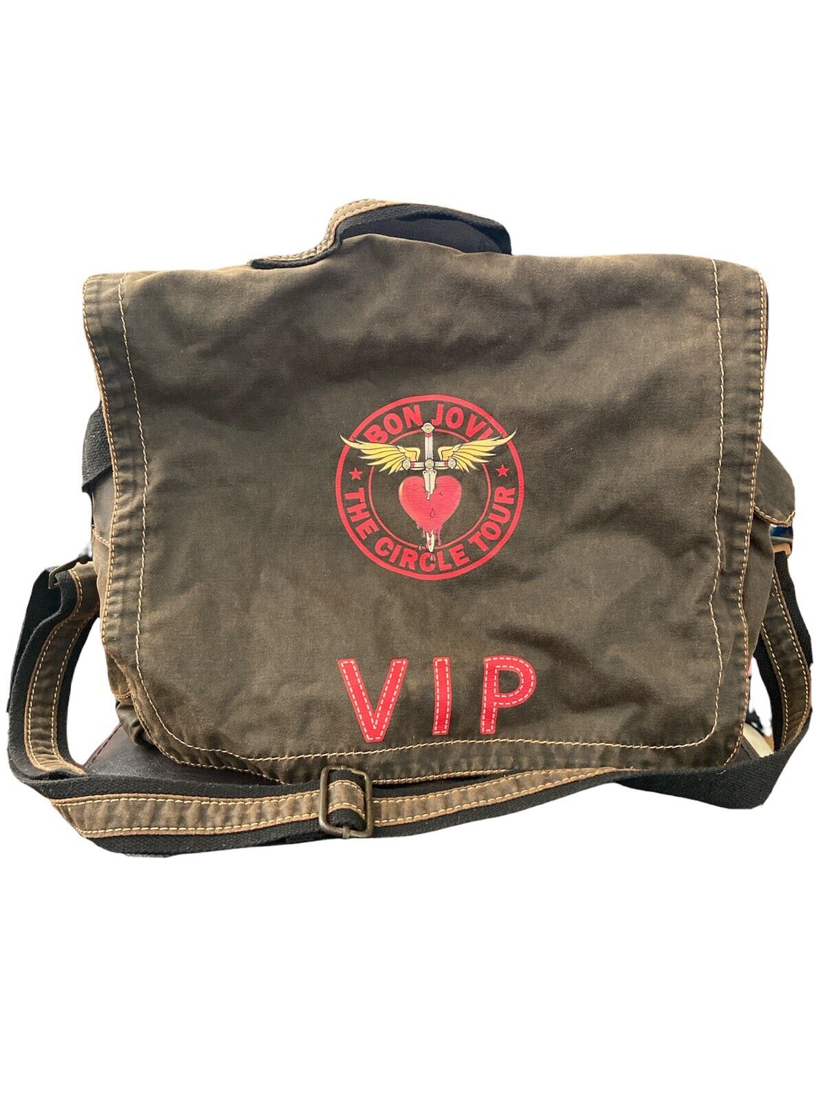 Bon Jovi The Circle Tour VIP Messenger Bag
