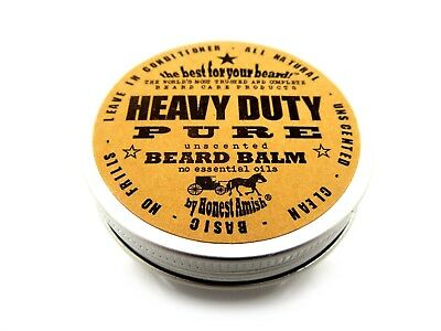Honest Amish - Heavy Duty PURE- Fragrance Free -2 ounce tin - Beard Conditioner