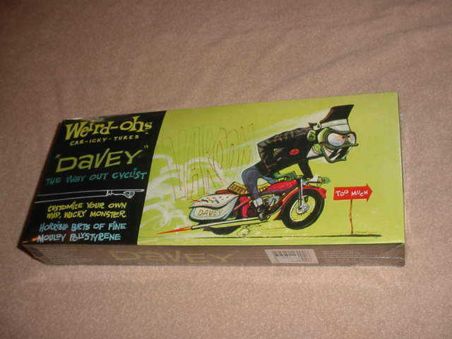 Weird-Ohs Car-Icky-Tures - Davey The Way Out Cyclist Model Kit # 16002  (NISB )
