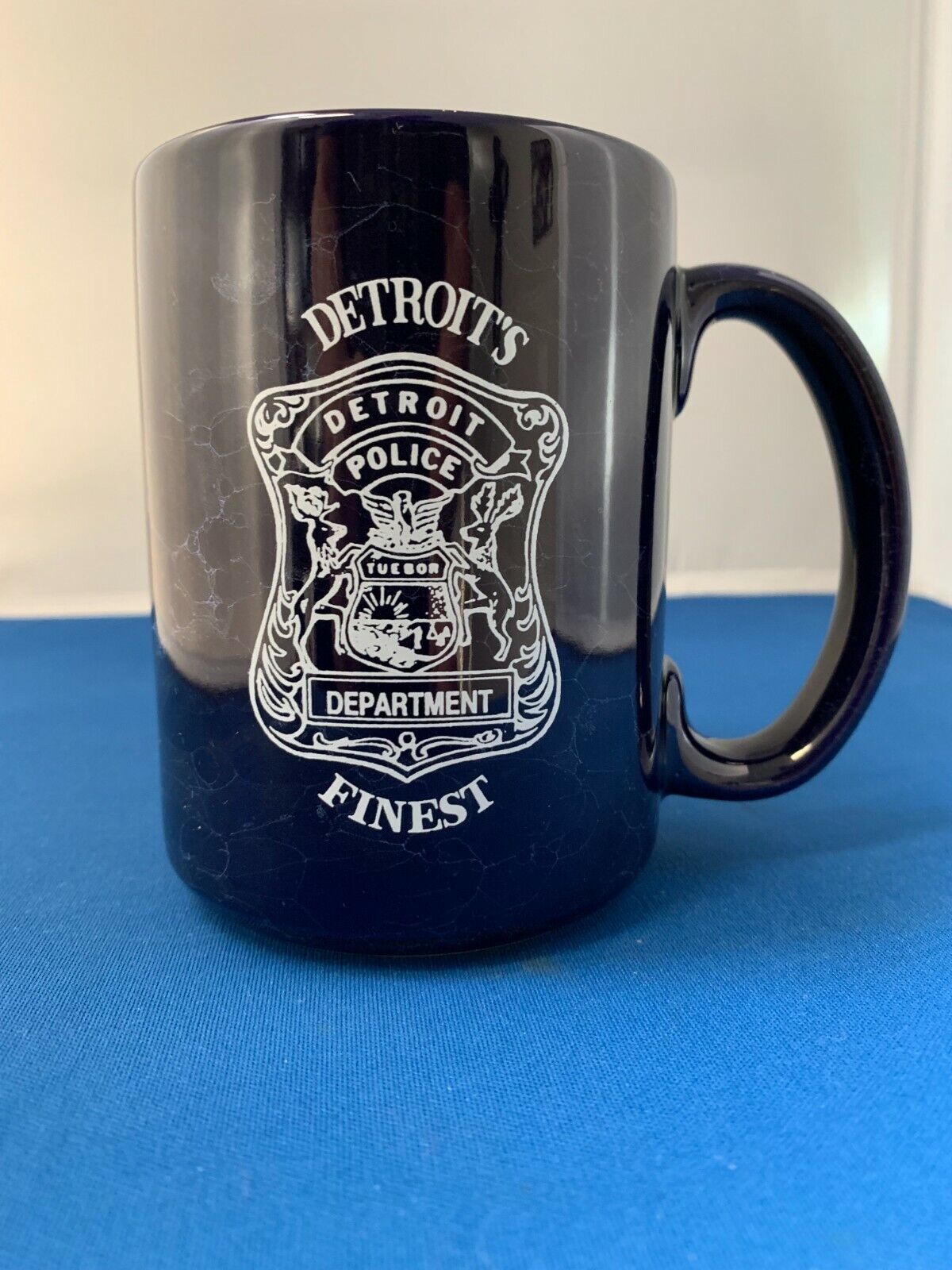 Collectible Coffee Cup Detroit Police Department Finest Coffee Cup Mug