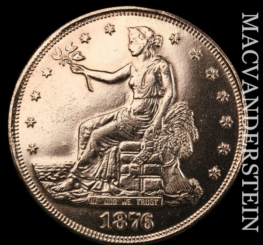 1876-S Trade Dollar- Semi-Key Better Date  #H9839