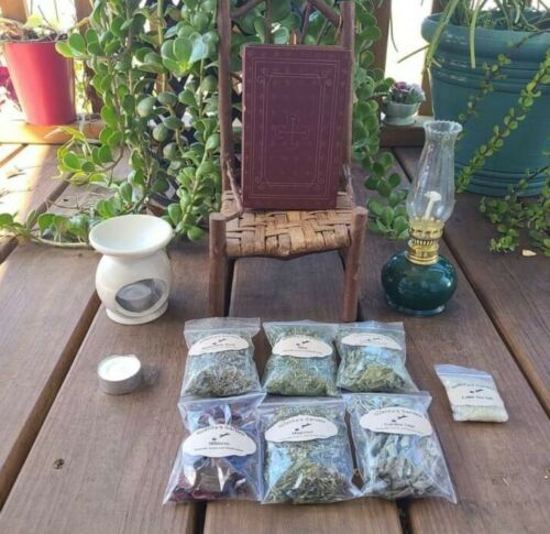 Wiccan Starter Kit Wiccan Herb Kit Witchcraft Witch Spells Potions Pagan Altar
