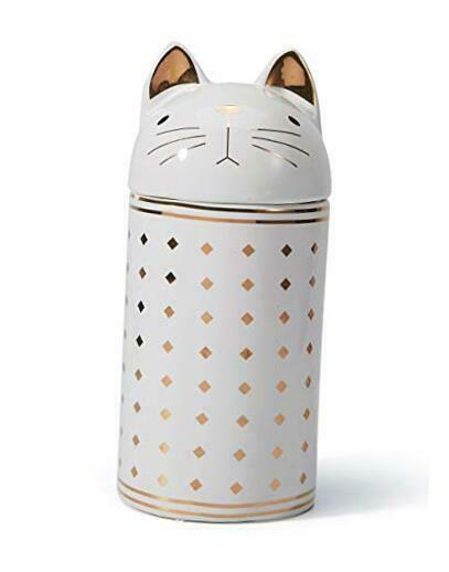 Cookie Jar Candy Dish Decorative Jar Ceramic Cat Canister Storage For Home