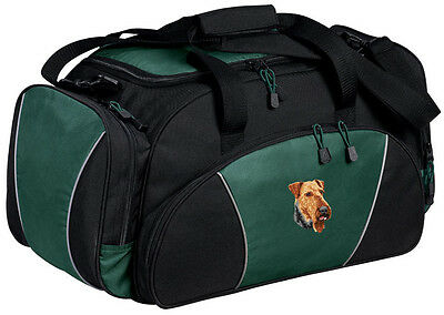 Airedale Terrier Embroidered Duffel Bag