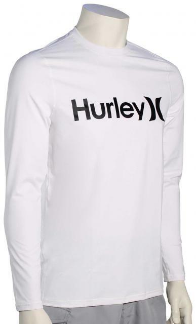 HURLEY Men's L/S Rashguard OAO LS SURF SHIRT - 10A - Small - NWT