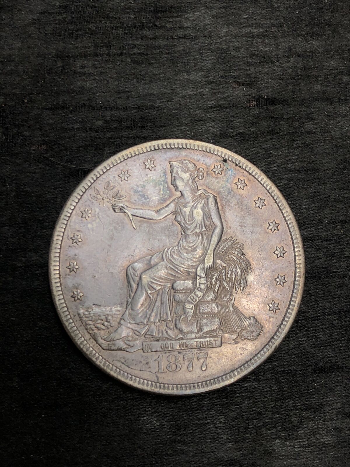 1877 CC Carson City Trade Silver Dollar