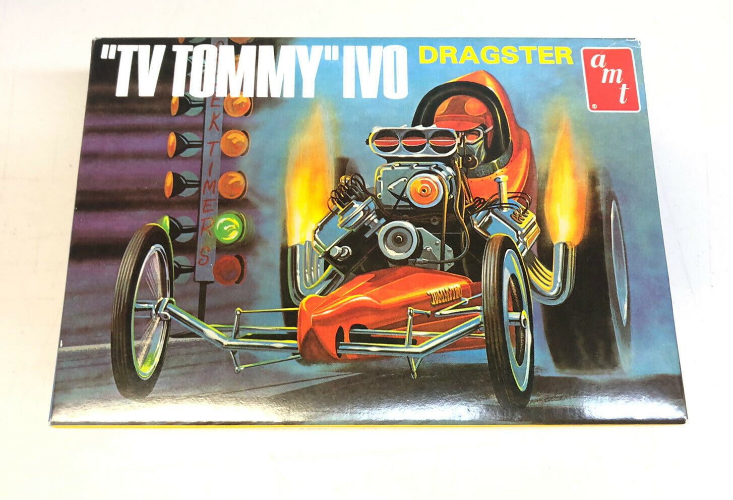 2009 Amt Tv Tommy Ivo Front Engine Dragster 1:25 Scale Model Kit # 621 Open Box