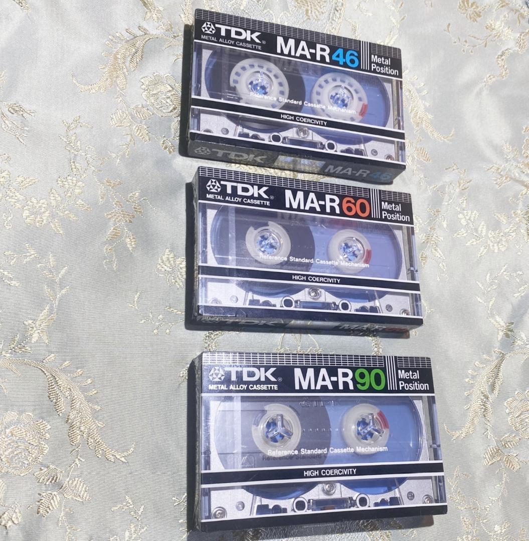 Tdk Cassette Tape Ma-r46 Ma-r60 Ma-r90 One Each
