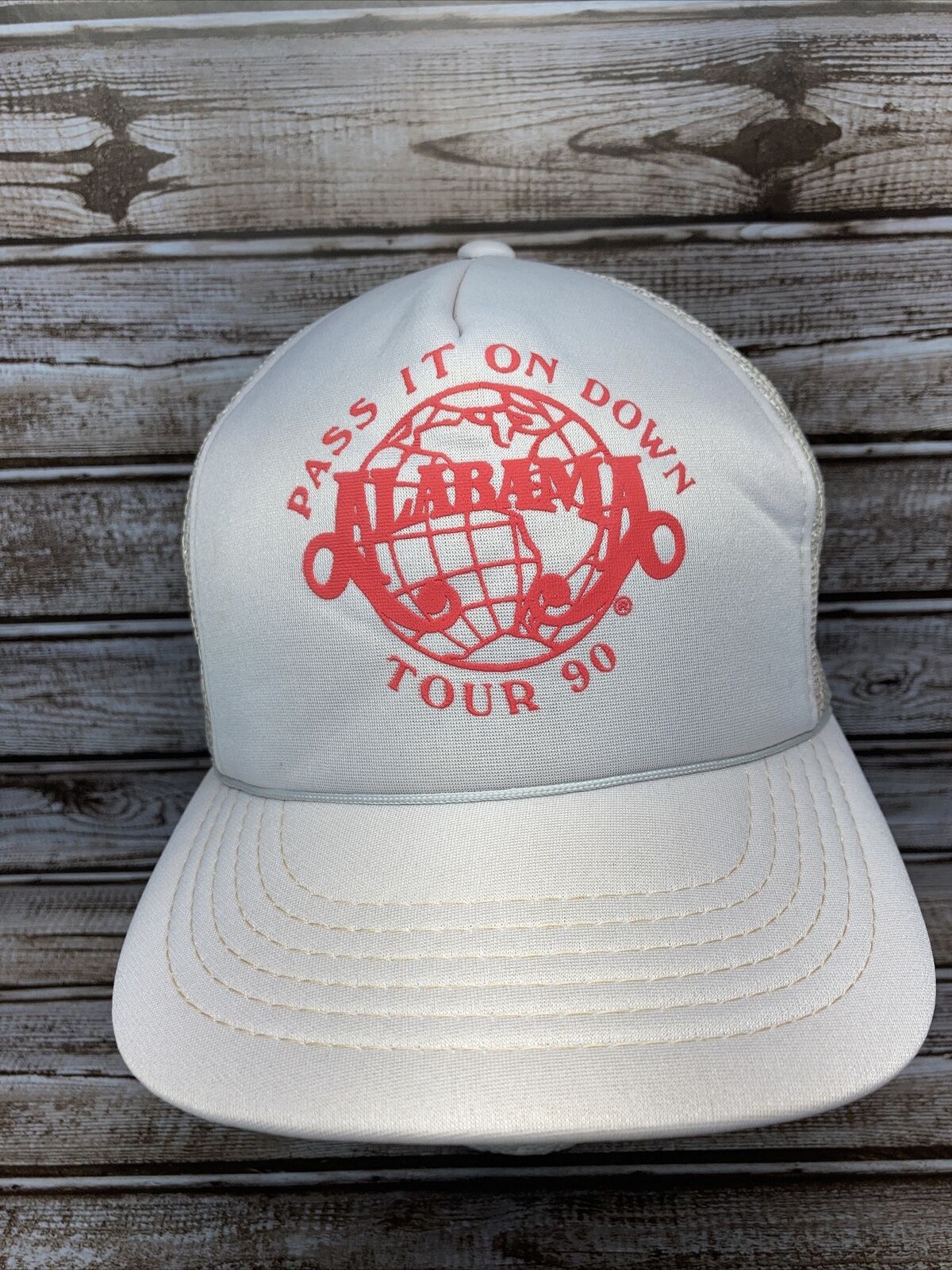 Alabama Pass It On Down 1990 Tour Unworn Snapback Hat Ya Headwear Country Music