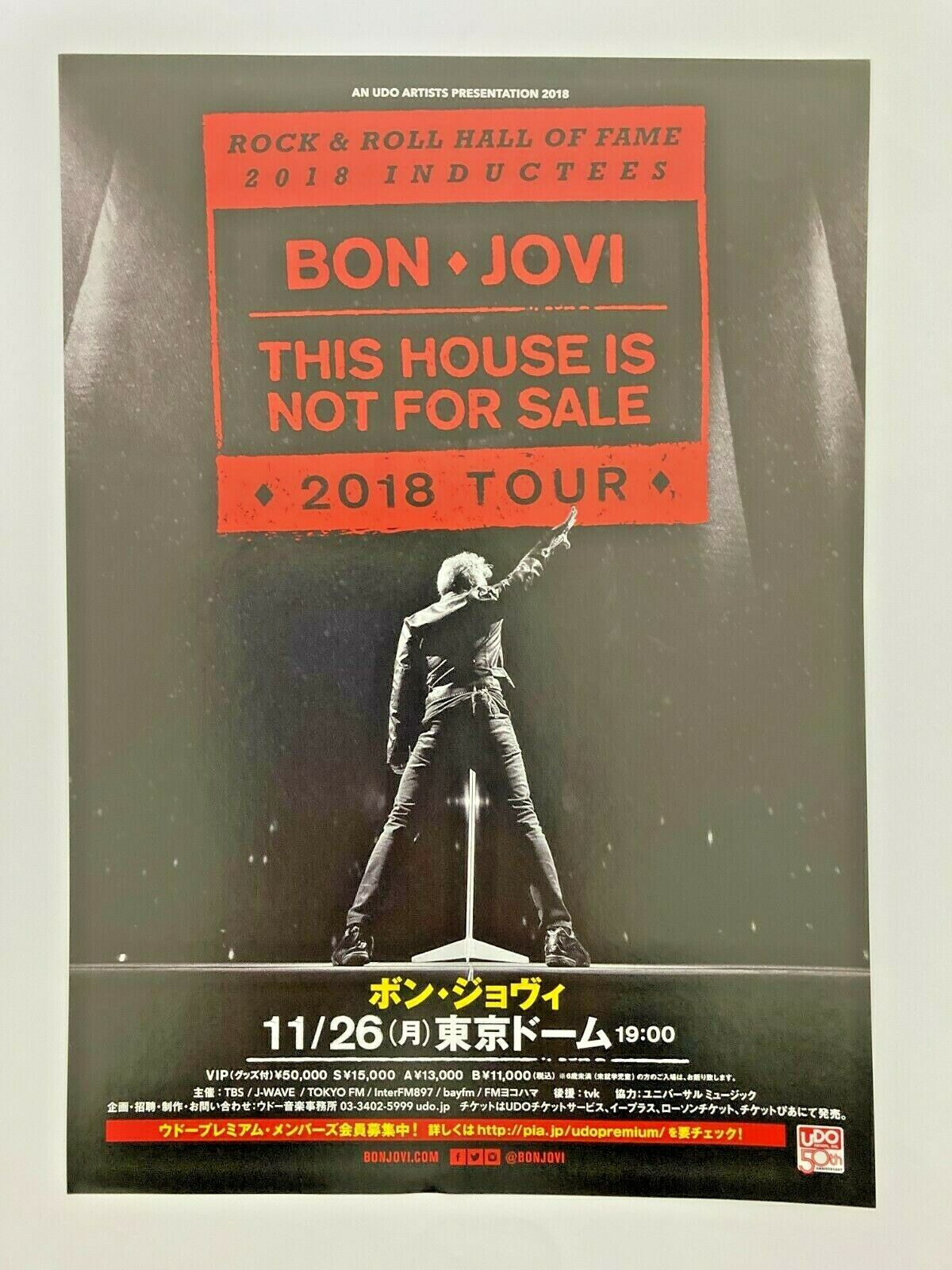 BON JOVI Flyer/Handbill 