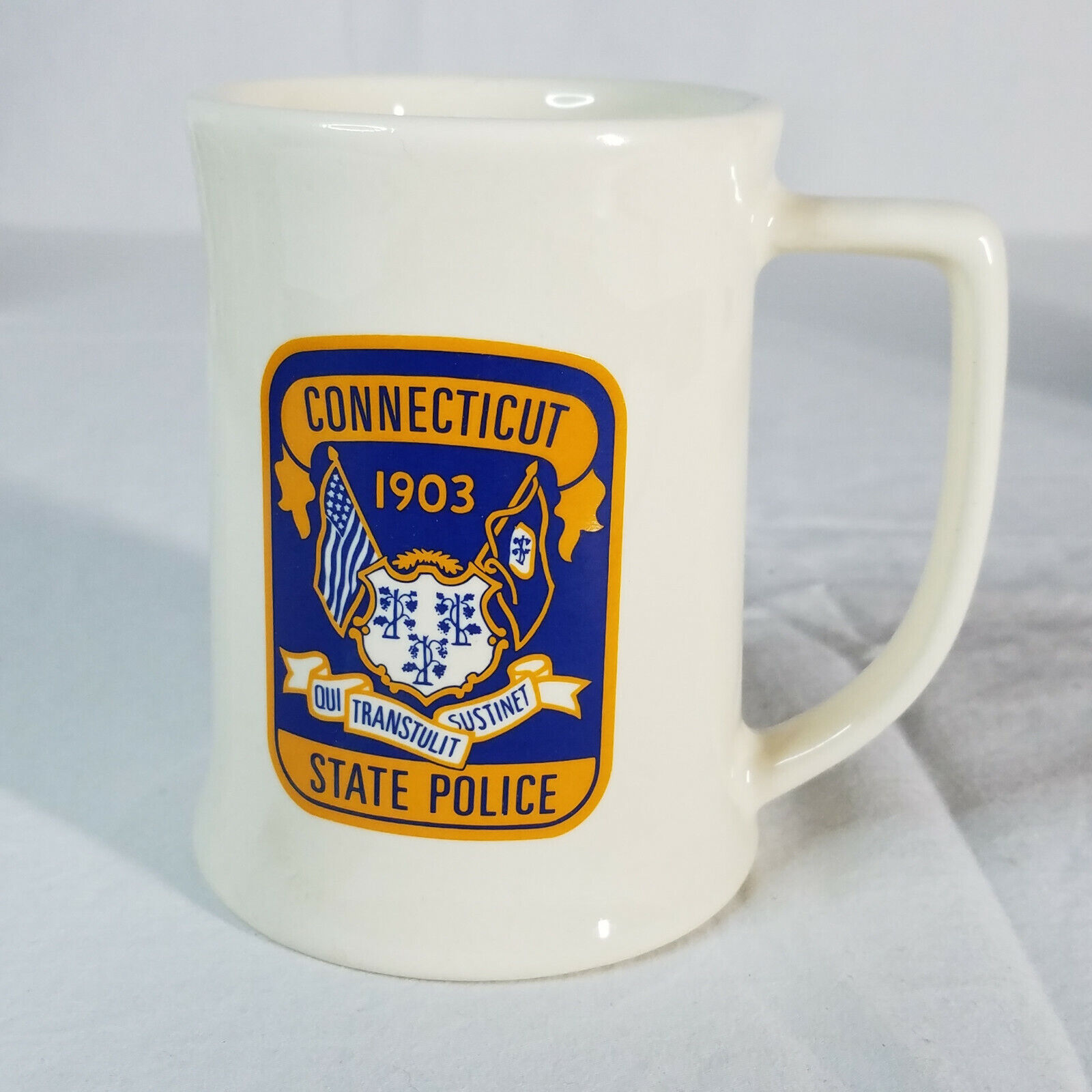 Connecticut State Police 1903 Logo Ceramic Coffee Mug