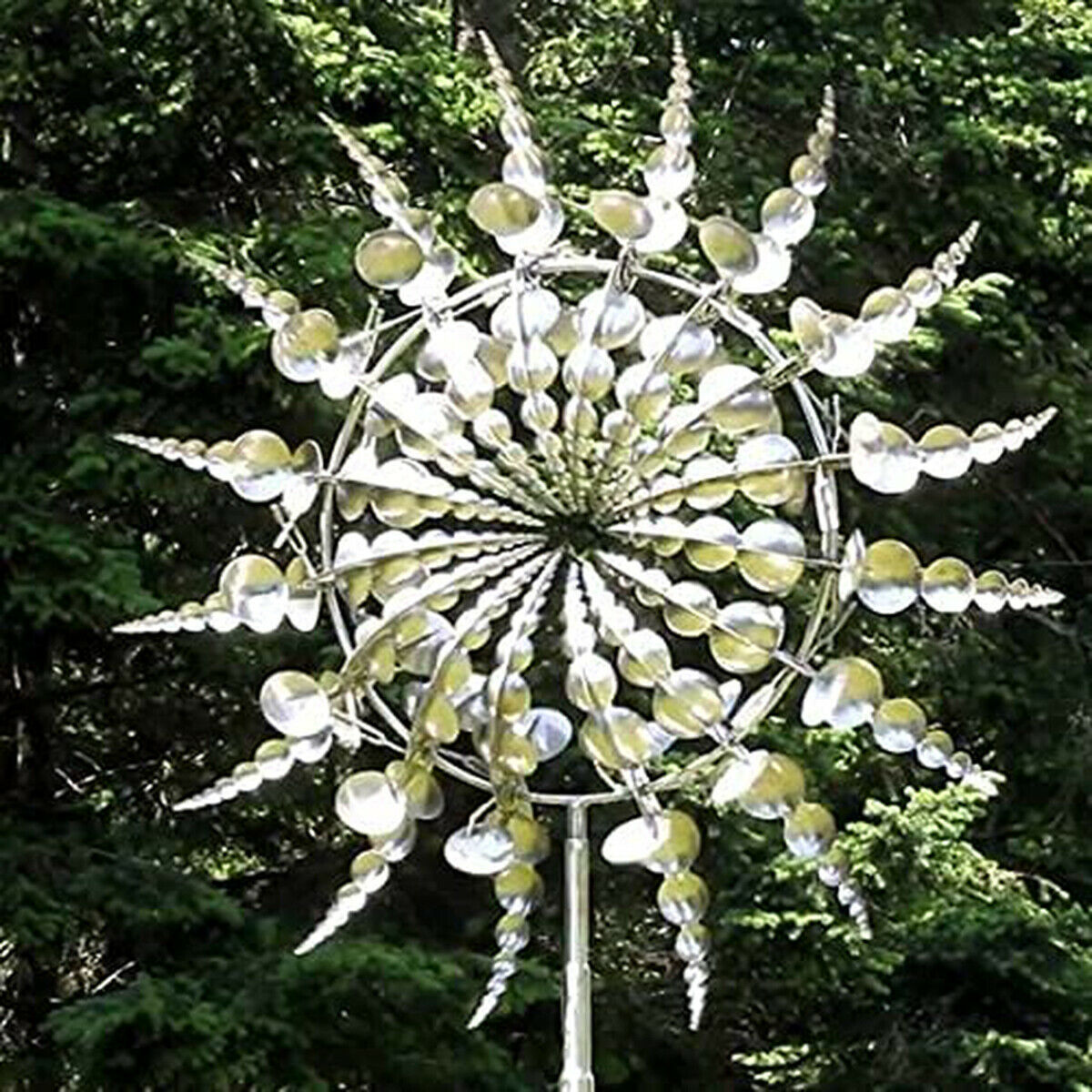 Unique and Magical Metal Windmill Kinetic Metal Wind Spinners Garden Decoration