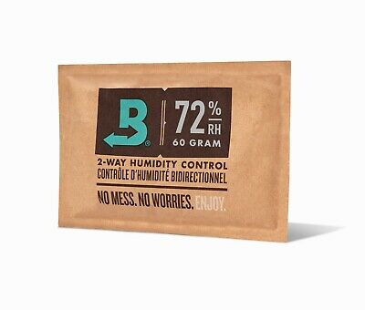 Boveda 72% RH 2-Way Humidity Control | Size 60 for Every 25 Cigars | 1-Count