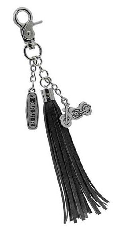 Harley-Davidson Bar & Shield Tassel Key Chain | Two Charms - 4541PC