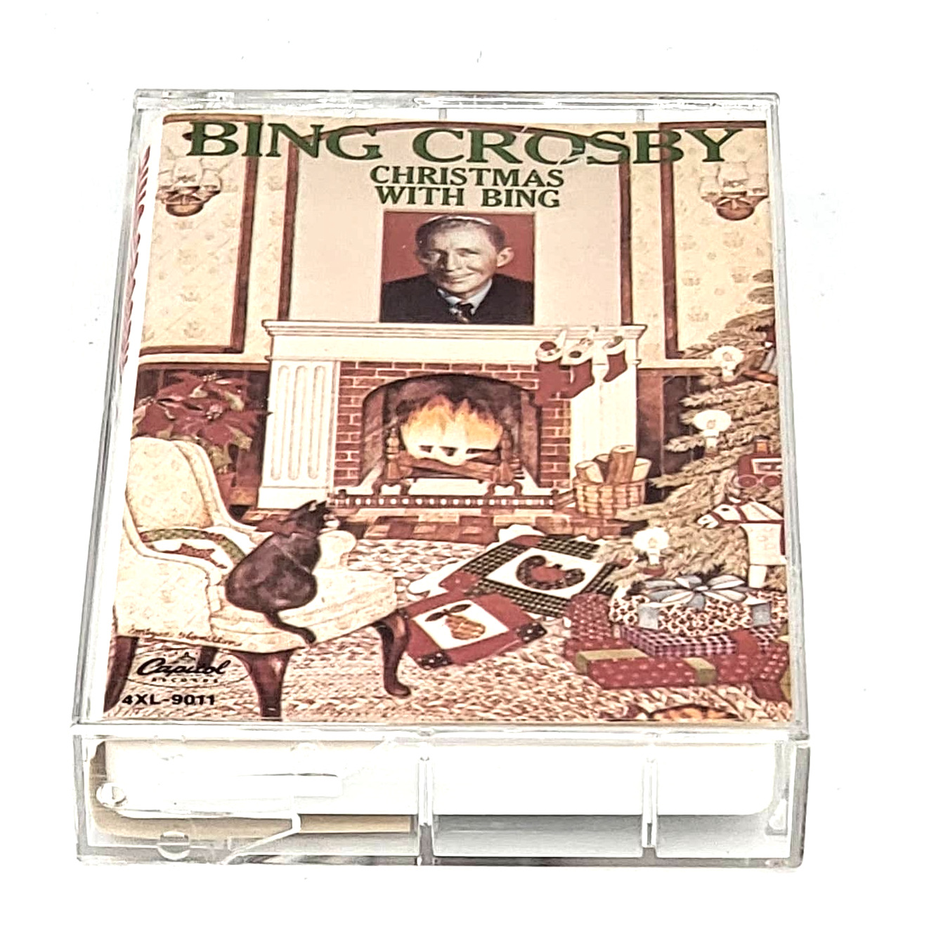 Vintage Bing Crosby 1984  cassette tape  4XL  9011 Christmas with Bing