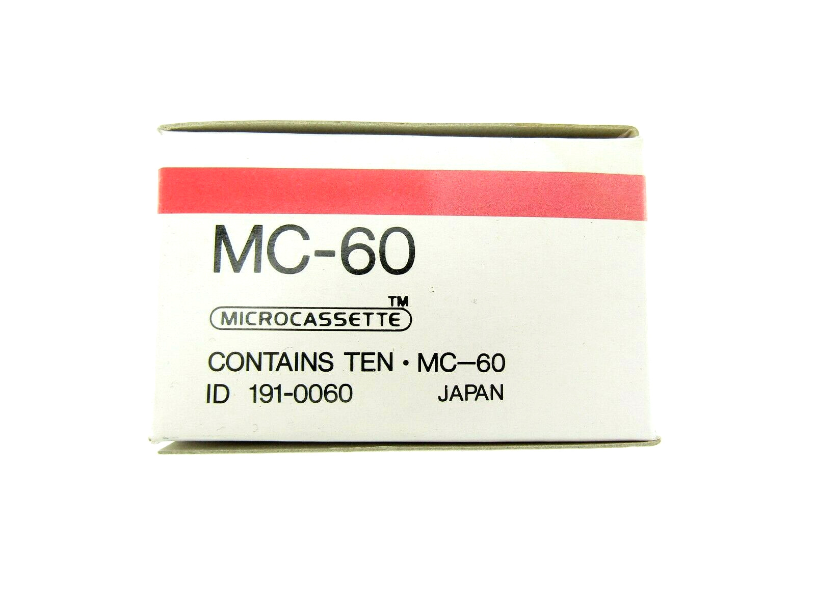 Case Of 10 Lanier Mc-60 Individually Sealed Microcassettes