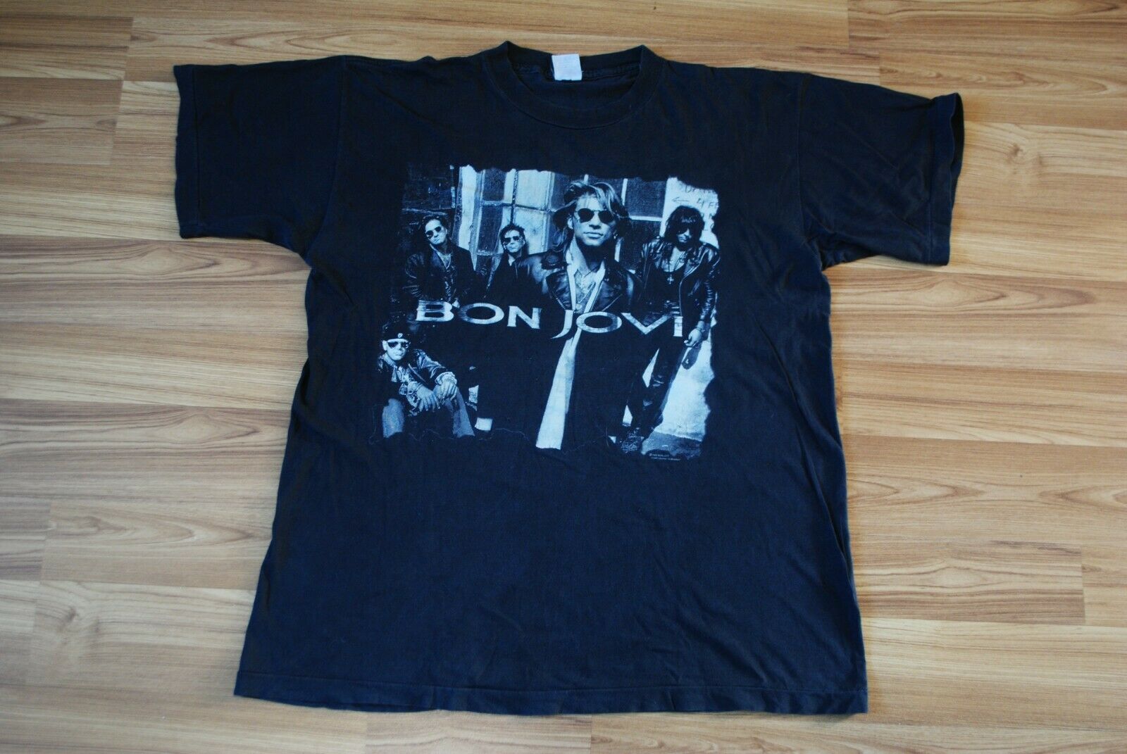 Vintage Bon Jovi 1992 Keep The Faith Double-sided T-shirt Men's Size Xl Rare