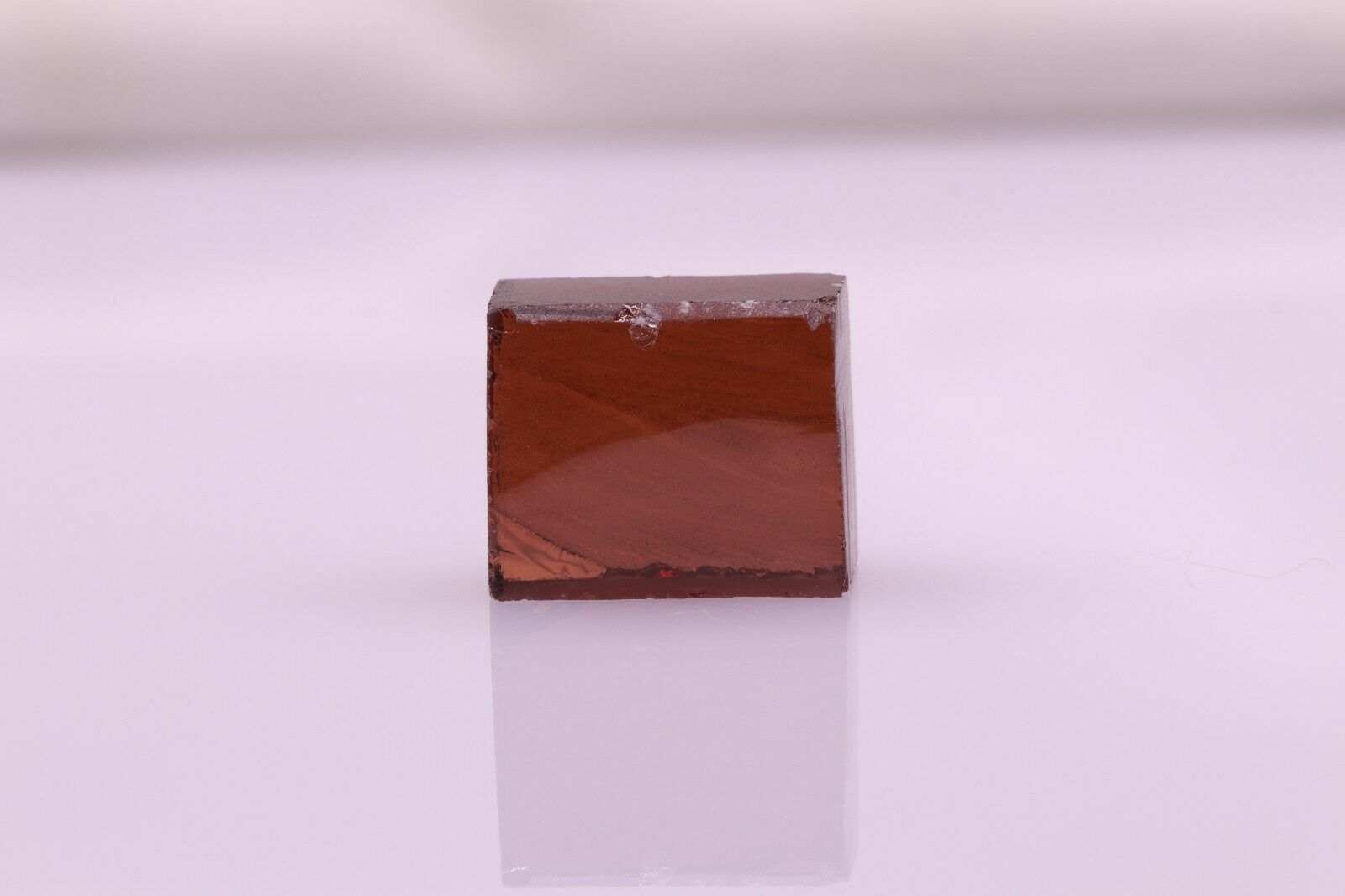 15.2-17.4gr 1pc Garnet Sherry Topaz Color (yag) Lab Created Faceting Rough Stone