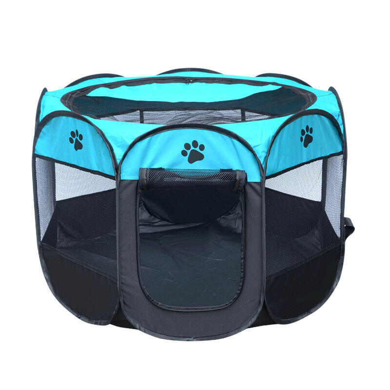 Pet Cage Portable Pet Tent Folding Dog House Cage Cat Tent Playpen Puppy Kennel