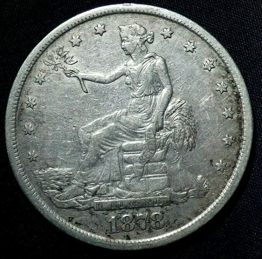1878-S Trade Dollar- Nice Coin