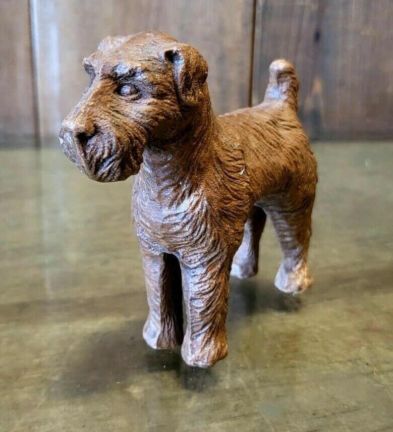 Airedale Terrier  Dog Figurine Statue Pet Lovers Resin 5" X 3.5"