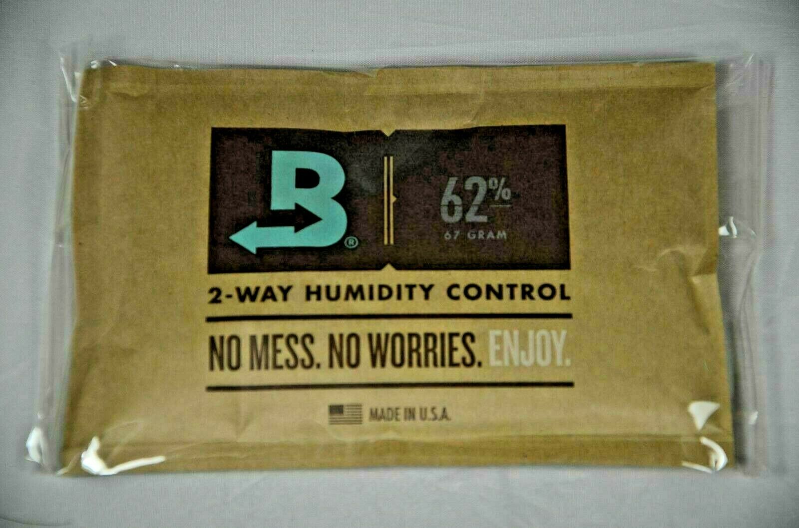 Boveda 62% Rh 2-way Humidity Control -large 67 Gram Individually Wrapped 1 Packs