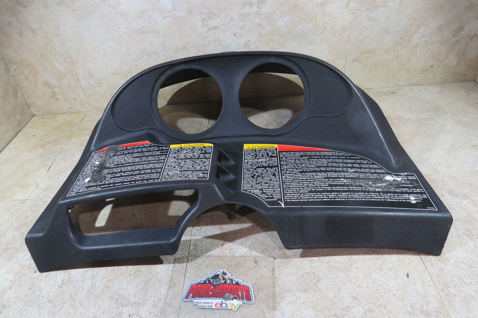 1999 POLARIS 700 RMK, FRONT DASH INSTRUMENT PANEL (OPS1190)