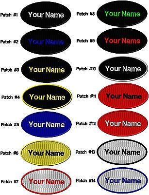 **love It Or Its Free** Oval Custom Embroidered Name Tag 4in X 2 In, No Risk