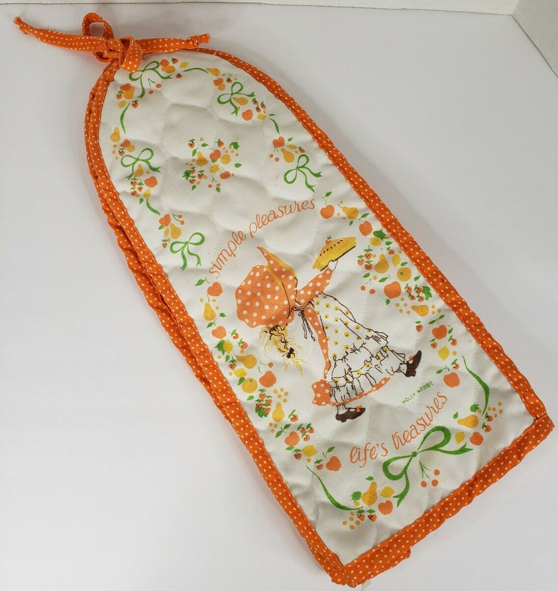 Vtg Holly Hobbie Kitchen Blender Cover Quilted Simple Pleasures Life's Treasures
