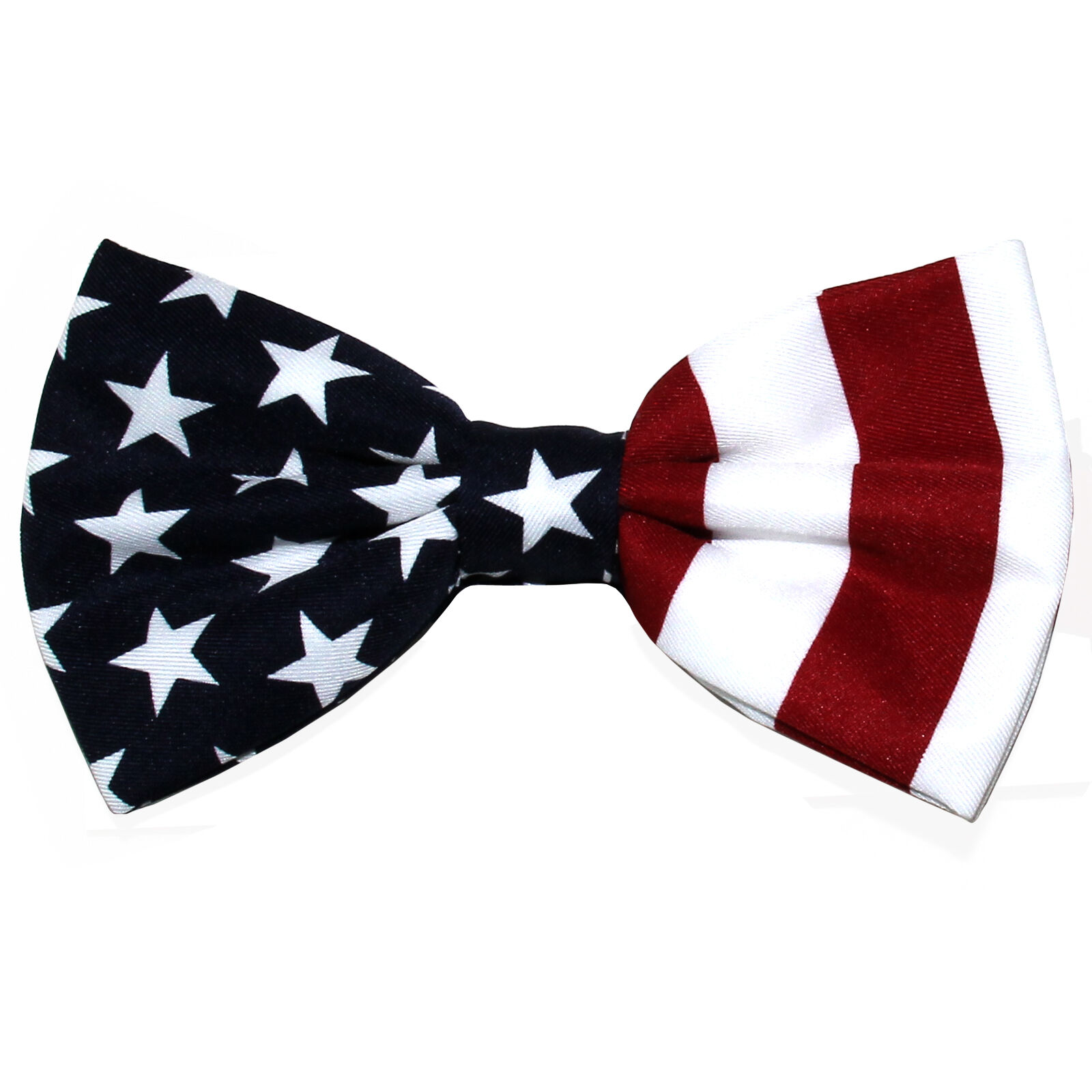 New Formal Men's Pre Tied Bow Tie July 4th American Flag Red White Blue Party