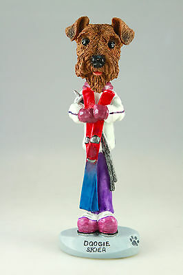 SKIER AIREDALE TERRIER-SEE INTERCHANGEABLE BREEDS & BODIES @ EBAY STORE