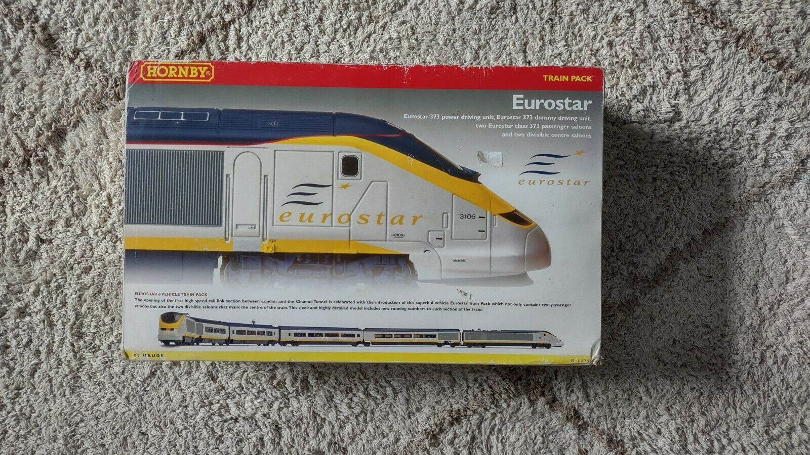 Hornby Eurostar 373 6-vehicle Train Pack