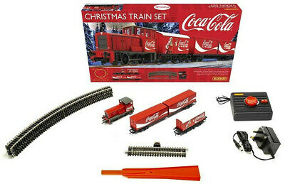 Hornby Coca-Cola Christmas OO Gauge Electric Model Train Set R1233